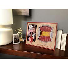 NCAA Indiana Hoosiers 3-D Stadium Views Picture Frame