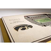 NCAA Iowa Hawkeyes  StadiumViews 3-D Wall Art - Kinnick Stadium 