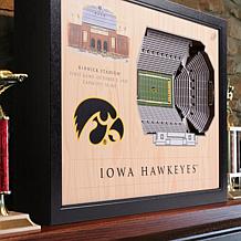NCAA Iowa Hawkeyes StadiumViews 3-D Wall Art - Kinnick Stadium 