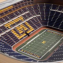 NCAA Michigan Wolverines StadiumViews 3-D Wall Art - Michigan Stadium 