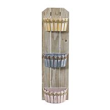 Nearly Natural 35" Triple Wall Planter