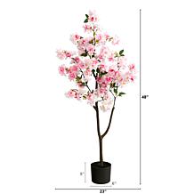 Nearly Natural 4’ Artificial Cherry Blossom Tree