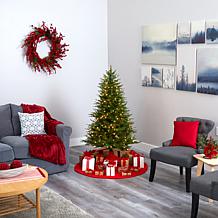 Nearly Natural 5 Ft. Wisconsin Fir Christmas Tree with 250 Lights