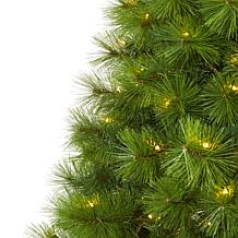 Nearly Natural 6.5 Ft. Christmas Tree with 350 Clear LED Lights