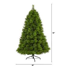 Nearly Natural 6.5 Ft. Christmas Tree with 350 Clear LED Lights