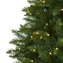 Nearly Natural 7.5 Ft. Fir Christmas Tree with 500 Clear LED Lights