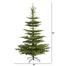 Nearly Natural 7.5 Ft. Layered Washington Spruce Christmas Tree