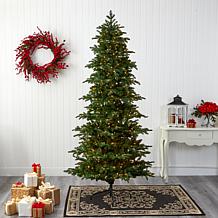 Nearly Natural 8 Ft. South Carolina Fir Christmas Tree with 650 Lights