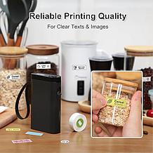 Nelko P21 Bluetooth Label Printer with 100pc Roll and 180pc Roll