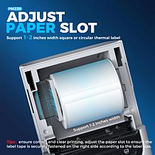 Nelko PM220 Bluetooth Label Printer with 100pc Roll & 230pc Roll