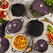 Neo 10-piece Cast Iron Cookware Set, Purple