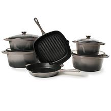 Neo 11" Cast Iron Square Grill Pan, Oyster