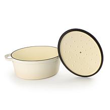 Neo Enameled Cast Iron 11.5" Oval Dutch Oven 5qt