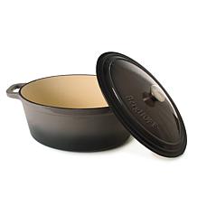 Neo Enameled Cast Iron 11.5" Oval Dutch Oven 5qt, Oyster