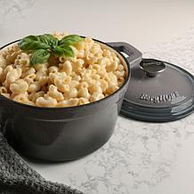 Neo Enameled Cast Iron 8" Round Dutch Oven 3qt, Oyster