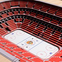 NHL Chicago Blackhawks 25-Layer 3-D Wall Art - United Center 