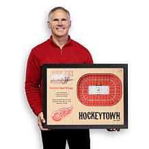 NHL Detroit Red Wings 25-Layer 3-D Wall Art - Joe Louis Arena 