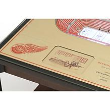 NHL Detroit Red Wings 25-Layer End Table - Joe Louis Arena