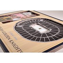 NHL Vegas Golden Knights 3-D Stadium Views Picture Frame