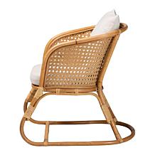 Niko Natural Rattan Arm Chair with Cushions