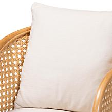 Niko Natural Rattan Arm Chair with Cushions