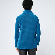 Nina Leonard Cowl Neck Chenille Sweater Tunic