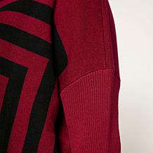 Nina Leonard Cowl Neck Pullover Boxy Sweater