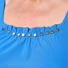Nina Leonard Sleeveless Float Top 
