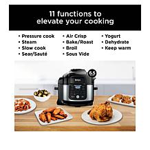 Ninja Foodi 6.5-Quart 11-in-1 Pressure Cooker w/TenderCrisp Technology
