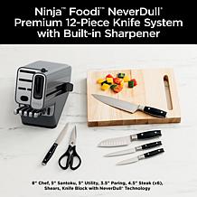 Ninja K32012 Foodi NeverDull 12pc German Stainless Steel Knife System