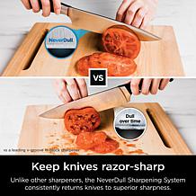 Ninja K32502 Foodi NeverDull System Chef Knife & Knife Sharpener Set