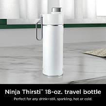 Ninja Thirsti 18oz. Travel Bottle, White