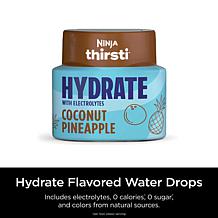 Ninja Thirsti Hydrate Coconut Pineapple Flavored Water Drops