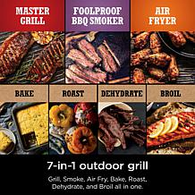 Ninja Woodfire 7-in-1 Outdoor Grill & Smoker with Cover & Griddle
