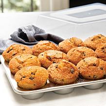 Nordic Ware 12-Cup Muffin Pan with High Dome Lid