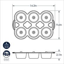 Nordic Ware Angel Cakes Mini Angel Food Cake Pan
