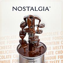 Nostalgia 2lb Stainless Steel Cascading Fondue Fountain 