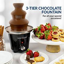 Nostalgia CFF965 3-Tier 1.5-Pound Chocolate Fondue Fountain