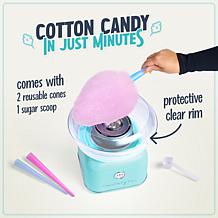 Nostalgia Classic Hard and Sugar-Free Candy Cotton Candy Maker - Aqua