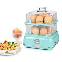Nostalgia Classic Retro 14-Capacity Egg Cooker - Aqua