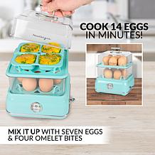 Nostalgia Classic Retro 14-Capacity Egg Cooker - Aqua