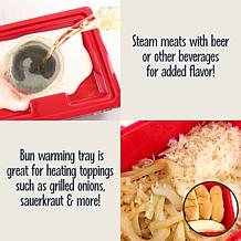 Nostalgia Hot Dog Steamer - Model NHDS206RD