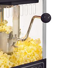 Nostalgia KPM220BK Vintage 2.5-oz Tabletop Kettle Popcorn Maker, Black