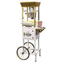 Nostalgia NKPCRTCD8IVY 53" Popcorn Cart