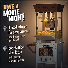 Nostalgia NKPCRTCD8IVY 53" Popcorn Cart