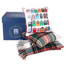 Novogratz Holiday in a Box Throw and Pillow Set