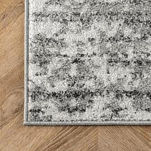 nuLOOM 2' 5" x 9' 5" Grey Deedra Modern Abstract Area Rug