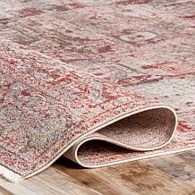 nuLOOM 2' 6" x 6' Harriet Vintage Medallion Fringe Area Rug