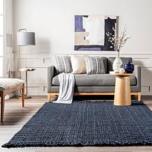 nuLOOM 3' x 5' Daniela Farmhouse Chunky Jute Area Rug