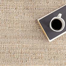 nuLOOM 3' x 5' Elfriede Farmhouse Jute Blend Area Rug